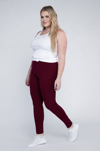 Ambiance Apparel Plus Everyday Leggings with Pockets