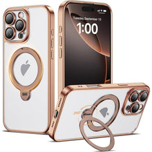 Load image into Gallery viewer, iPhone 16 Pro Case with 360° Spin  Ring Stand Full Lens Protector, 20M-173PH007