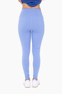 Mono B Tapered Band Essential Solid Highwaist Leggings