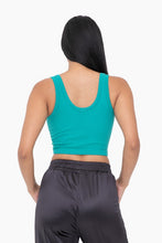 Load image into Gallery viewer, Mono B Ribbed Seamless Cropped Tank Top