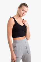 Load image into Gallery viewer, Mono B Ribbed Seamless Cropped Tank Top