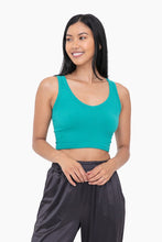 Load image into Gallery viewer, Mono B Ribbed Seamless Cropped Tank Top