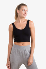 Load image into Gallery viewer, Mono B Ribbed Seamless Cropped Tank Top