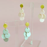 Ellison and Young Shell Disc Chandelier Earring