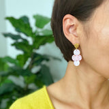 Ellison and Young Shell Disc Chandelier Earring