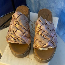 Load image into Gallery viewer, Blowfish Malibu Braided Platform Sandals - Bronze, sz 8.5, SL4-1502S003