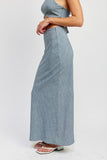 Emory Park HIGH WAIST BIAS MAXI SKIRT