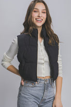 Load image into Gallery viewer, Love Tree High Neck Puffer Vest