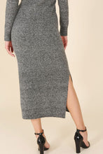 Load image into Gallery viewer, Lilou V-neck sweater maxi dress