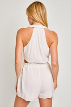 Load image into Gallery viewer, LE LIS Collared Sleeveless Romper