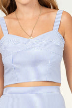 Load image into Gallery viewer, HYFVE SWEETHEART NECK  WIDE STRAP CAMI CROP TOP