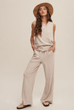 Listicle GIGIO Soft Knit Tank and Sweat Pant Set