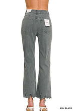 Load image into Gallery viewer, ZENANA Acid Washed High Waist Distressed Straight Pants