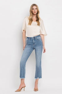 VERVET by Flying Monkey High Rise Crop Flare Jeans