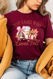 Girl Loves Fall Graphic Tee