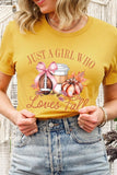 Girl Loves Fall Graphic Tee