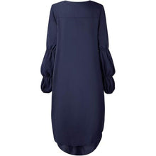 Load image into Gallery viewer, Lantern Long Sleeve High Low  Irregular Hem Casual Top, SMALL, 6J-169T002