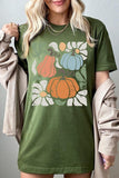 Abstract Fall Pumpkin Graphic Tee