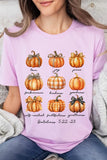 Fruits of The Spirit Christian Pumpkin Graphic Tee