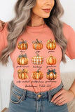 Fruits of The Spirit Christian Pumpkin Graphic Tee