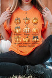 Fruits of The Spirit Christian Pumpkin Graphic Tee