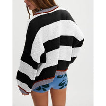 Load image into Gallery viewer, Oversized Striped Sweater, Small, 11H-190T006