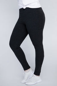 Ambiance Apparel Plus Everyday Leggings with Pockets