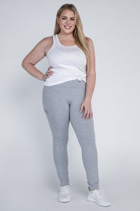 Ambiance Apparel Plus Everyday Leggings with Pockets