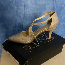Load image into Gallery viewer, Gold Women's Heels sz 8.5, SL4-1502S001