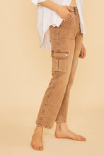 Load image into Gallery viewer, Annie Wear Straight Leg Jeans with Cargo Pockets