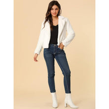 Load image into Gallery viewer, Cropped Faux Fur Jacket, Small, 22E-196T006