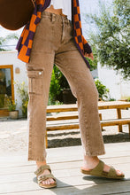 Load image into Gallery viewer, Annie Wear Straight Leg Jeans with Cargo Pockets