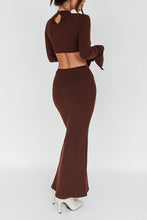 Load image into Gallery viewer, One and Only Collective Inc Long Sleeves with flared Cuffs Knit Maxi Dress