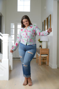 Sew In Love Thinking On It Open Back Floral Top