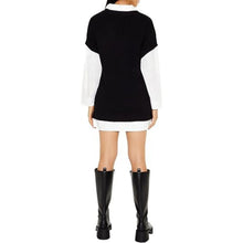 Load image into Gallery viewer, Sweater Vest &amp; Shirt Combo Dress, SIZE XS, 19B-175D001