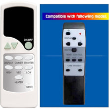 Load image into Gallery viewer, Replacement Remote Control for IHP Lennox Electric Fireplace Heater, 24G-166H009