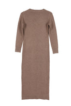 Load image into Gallery viewer, Lilou V-neck sweater maxi dress