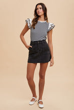 Load image into Gallery viewer, Annie Wear Cargo Denim Mini Skirt