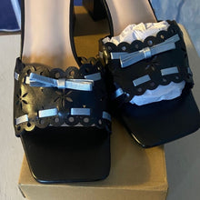 Load image into Gallery viewer, Elegant Black Women's Heels, sz 11, SL3-1312s001