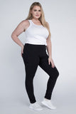 Ambiance Apparel Plus Everyday Leggings with Pockets