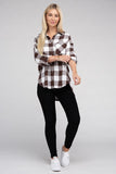 Ambiance Apparel Classic Plaid Flannel Shirt