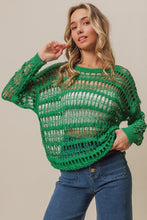 Load image into Gallery viewer, BiBi Long Sleeve Knit Cover Up