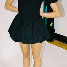 Load image into Gallery viewer, Y2K Solid Color Pleated Bubble Mini Skirt, MEDIUM, 7K-151B001