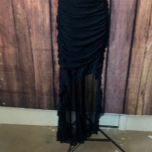 Load image into Gallery viewer, Elegant Black Strapless Dress, Medium, 1JJ-110D050
