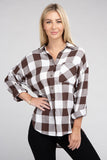 Ambiance Apparel Classic Plaid Flannel Shirt