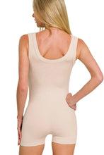 Load image into Gallery viewer, Ribbed Seamless Bodysuit Back