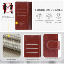 Load image into Gallery viewer, Galaxy S25 FE, Flip Kickstand Credit Card Holder Wallet Case, 20N-197PH010