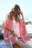 Davi & Dani Printed Short Sleeve Kimono