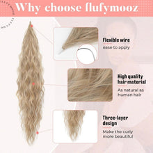 Load image into Gallery viewer, Flexible Wrap Around Long Wavy Curly Ponytail Hair Extensions, 18A-193H001