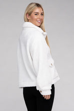 Load image into Gallery viewer, Ambiance Apparel Cozy Sherpa Button-Front Jacket